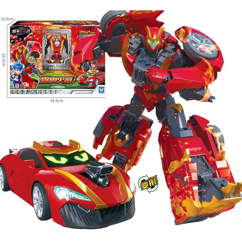 Transforming Cardbot Robot – Car-to-Robot Action Figure for Kids