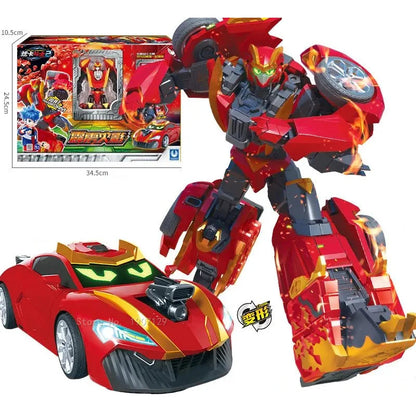 Transforming Cardbot Robot – Car-to-Robot Action Figure for Kids
