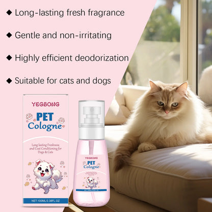 YEGBONG Pet Cologne – Baby Powder Scent, Long-Lasting Freshness & Odor Control