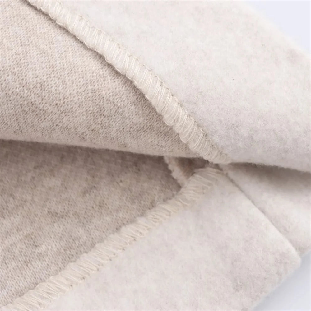 Chic Autumn Windcoat with Bow Belt & Pockets