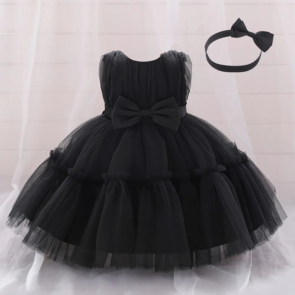 Baby Girl 1st Birthday Dress – Tulle Princess Gown