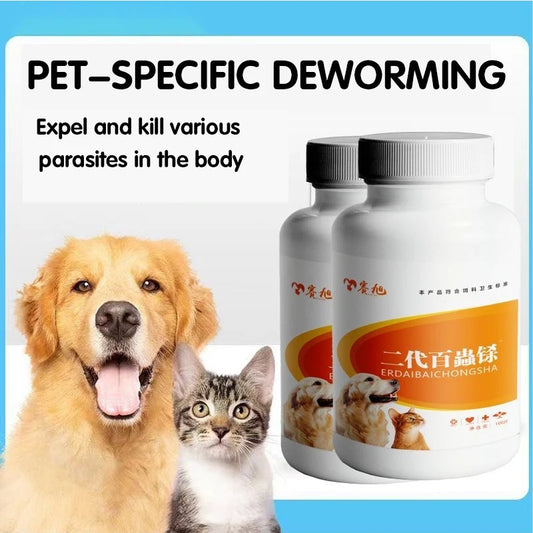 Effective Deworming Tablets for Dogs & Cats – Kills 6 Types of Worms Fast