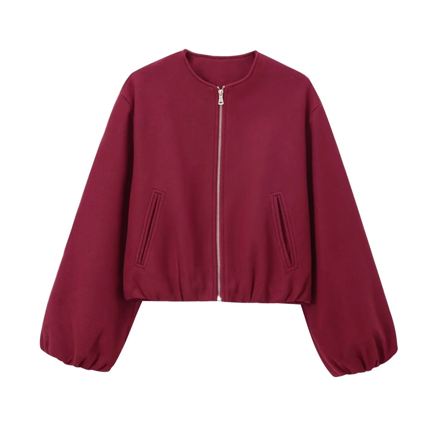 Retro Revival: Soft Bomber Jacket for Women