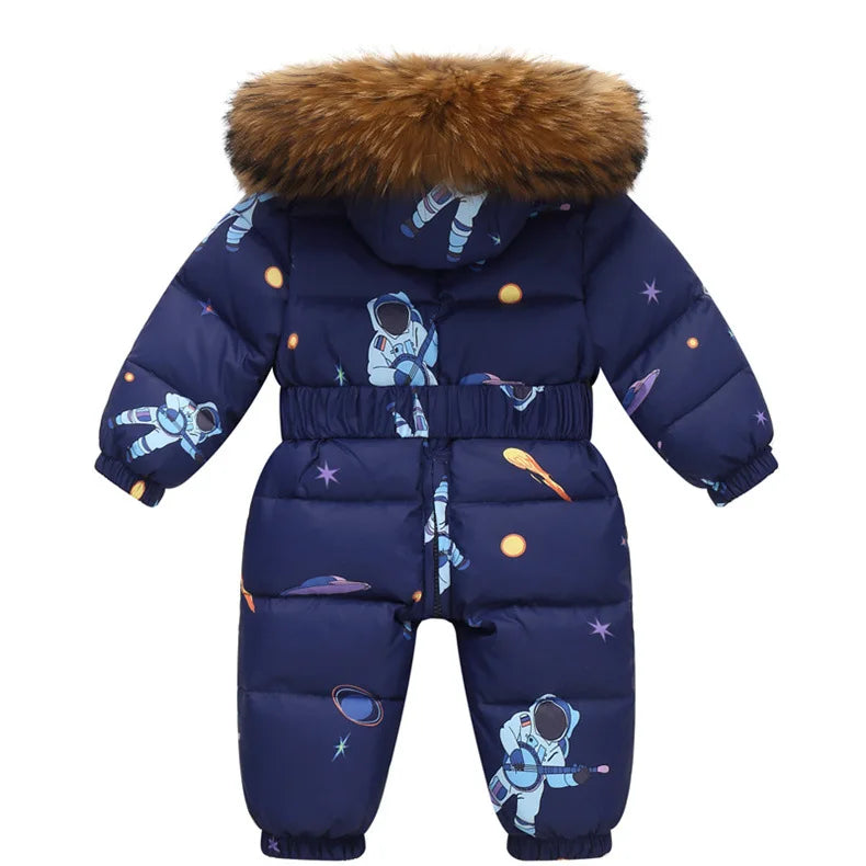 Toddler Down Jumpsuit – Winter Overalls for Boys & Girls