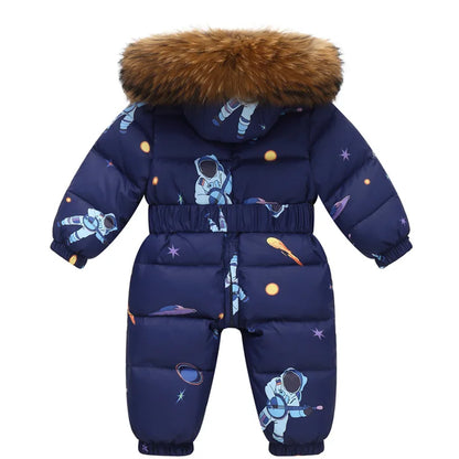Toddler Down Jumpsuit – Winter Overalls for Boys & Girls