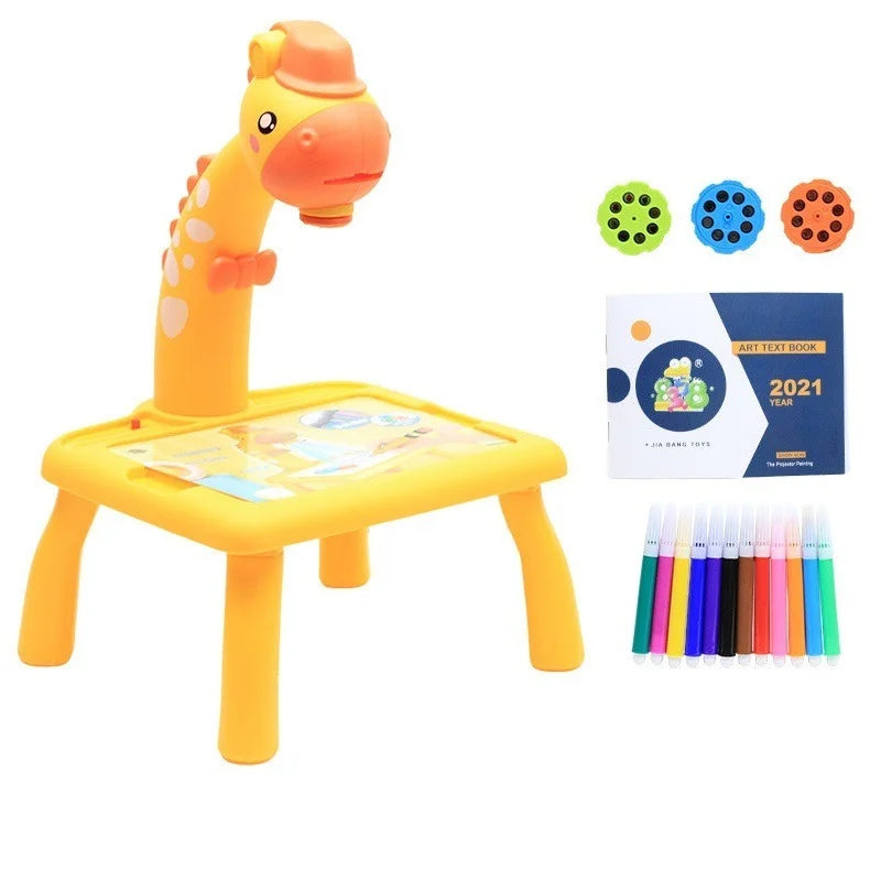 Mini LED Projector Drawing Table – Educational Art Toy for Kids