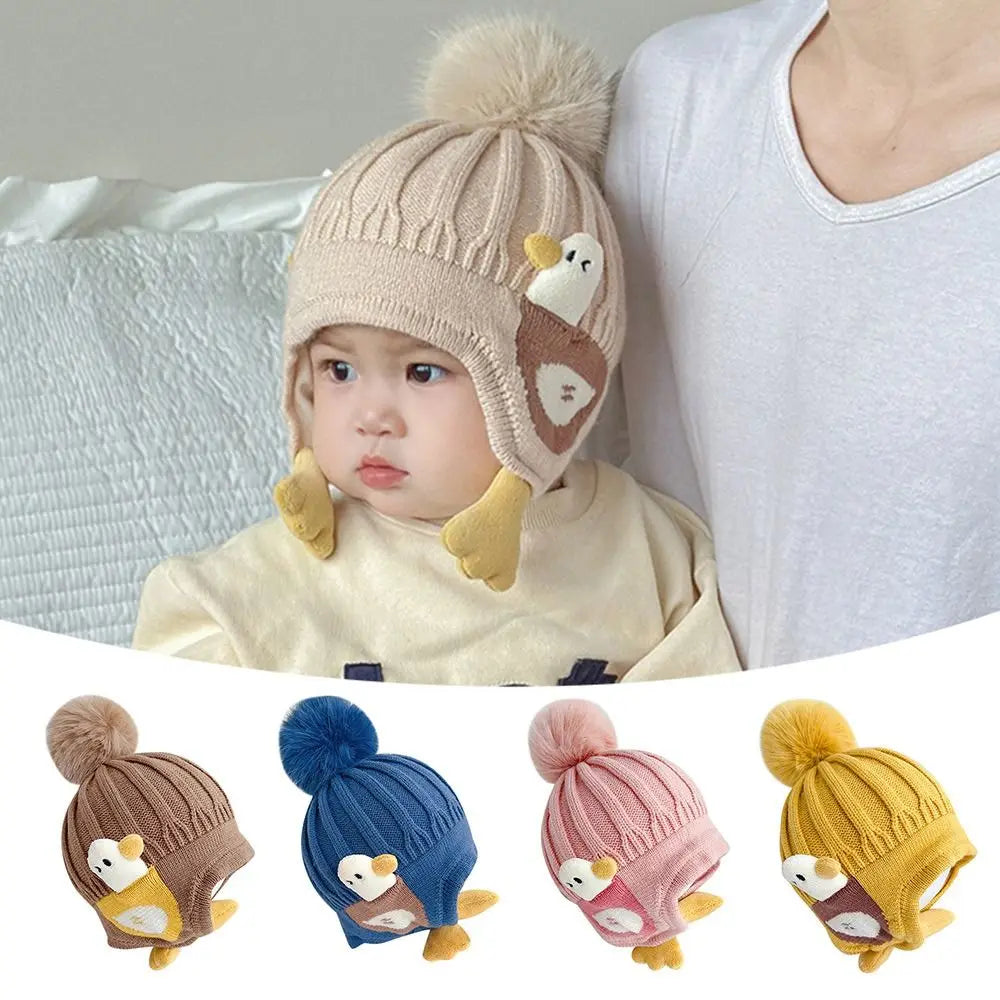 Cartoon Duck Baby Hat – Winter Protection