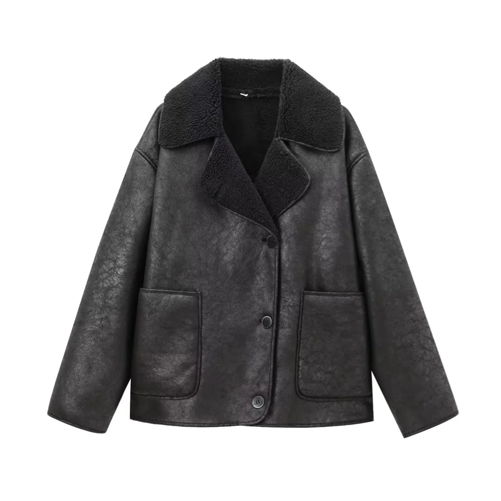 Warm & Stylish: Single-Breasted Winter Jacket