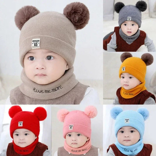 Warm Baby Knit Hat – Toddler Winter Set
