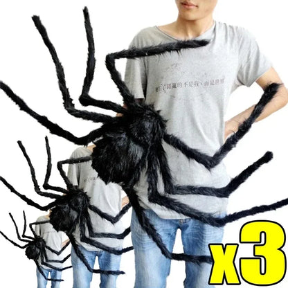 Giant Plush Spiders: Creepy Crawlers for Ultimate Halloween Scares!