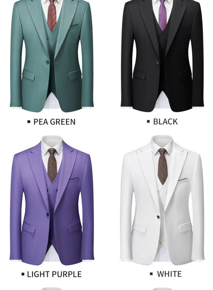 Groom & Business Wear – Italian Slim Gentleman Suit Blazer