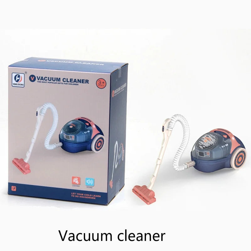 Pretend Kitchen Play Set – Electric Vacuum, Juicer, Washing Machine & More for Kids!