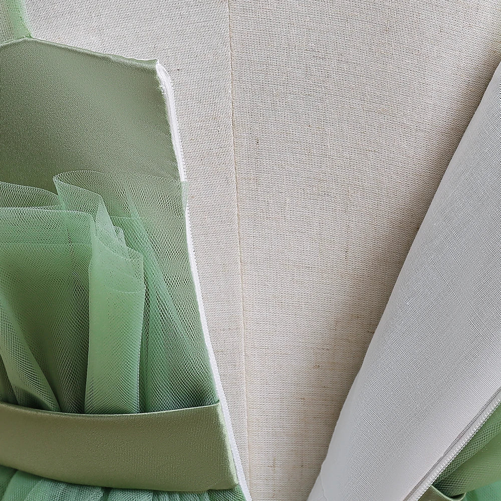 Girls Party Dress – White Tulle Wedding Gown