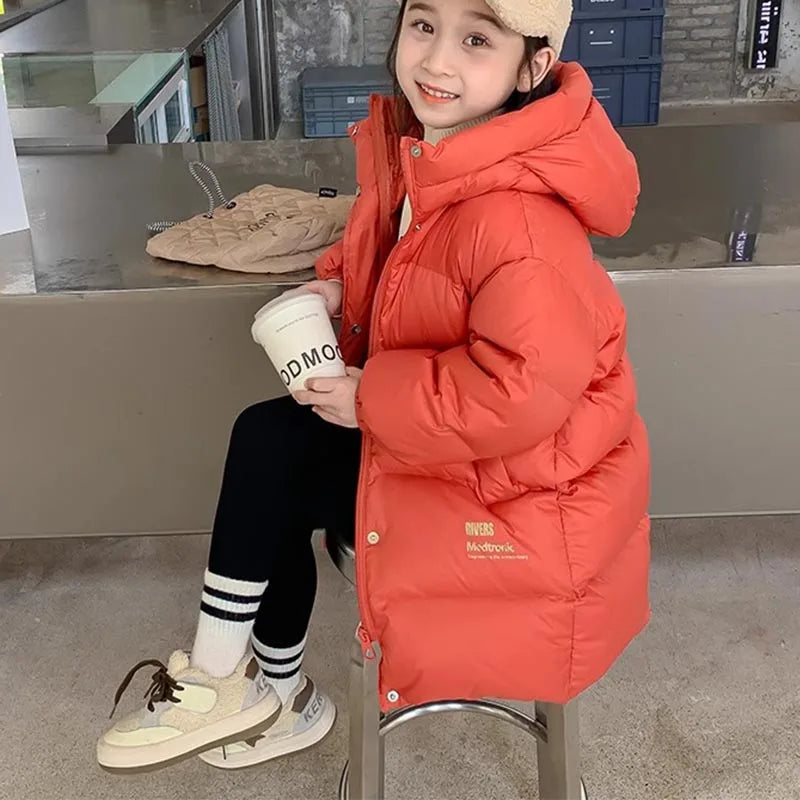 Teen Waterproof Puffer Coat – Extreme Cold Protection