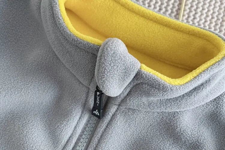 Baby Fleece Jacket – Cozy Hooded Outerwear for Kids