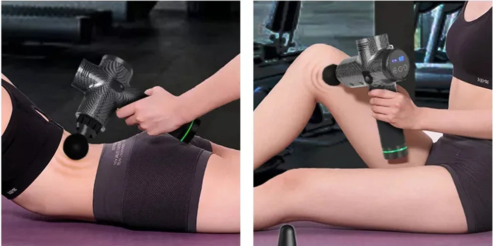 Fascial Massage Gun Electric Percussion Pistol for Deep Tissue Muscle Relaxation & Pain Relief - Ultra Shoppings