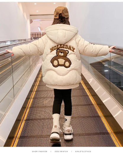 Girls’ Zipper Parka – Warm & Stylish Outerwear