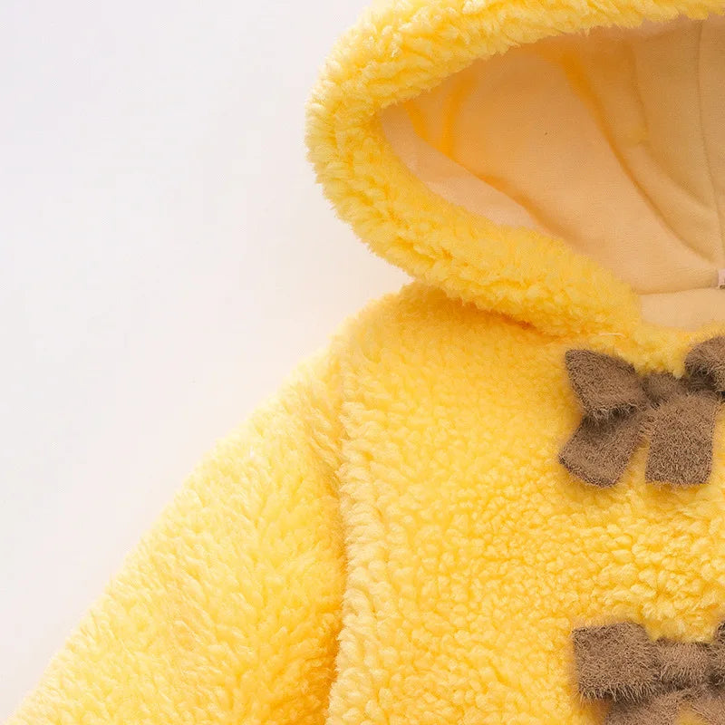 Baby Solid Color Fleece Jacket – Cozy Wear