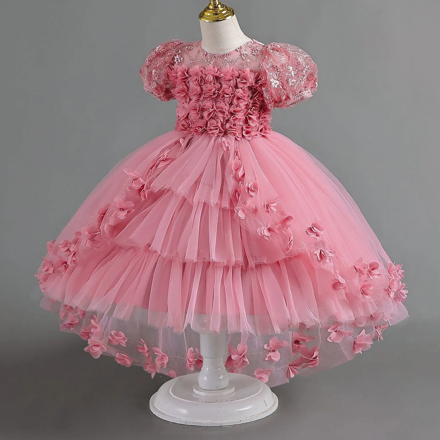 Girls Princess Party Dress – Elegant Wedding Outfit