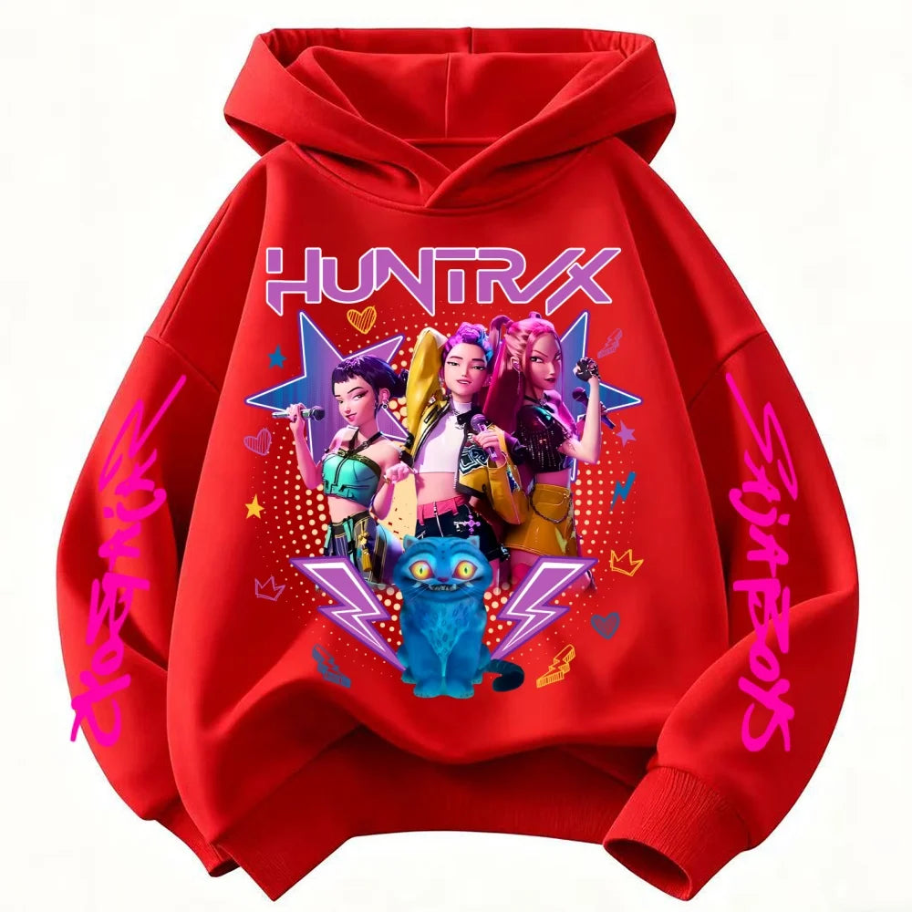Y2K Kawaii Demon Hunter Girls Top – Long Sleeve Autumn Wear