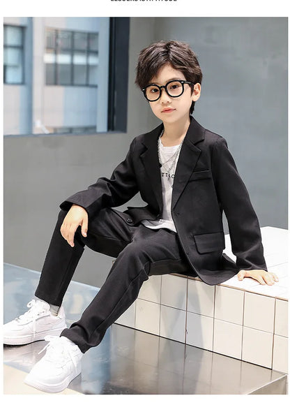 Children’s Elegant Blazer Set – Boys’ Formal Outfit for Parties & Events