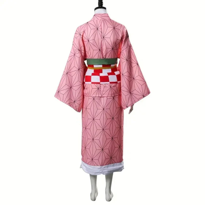 Adult Nezuko Cosplay – Demon Slayer Anime Halloween Costume