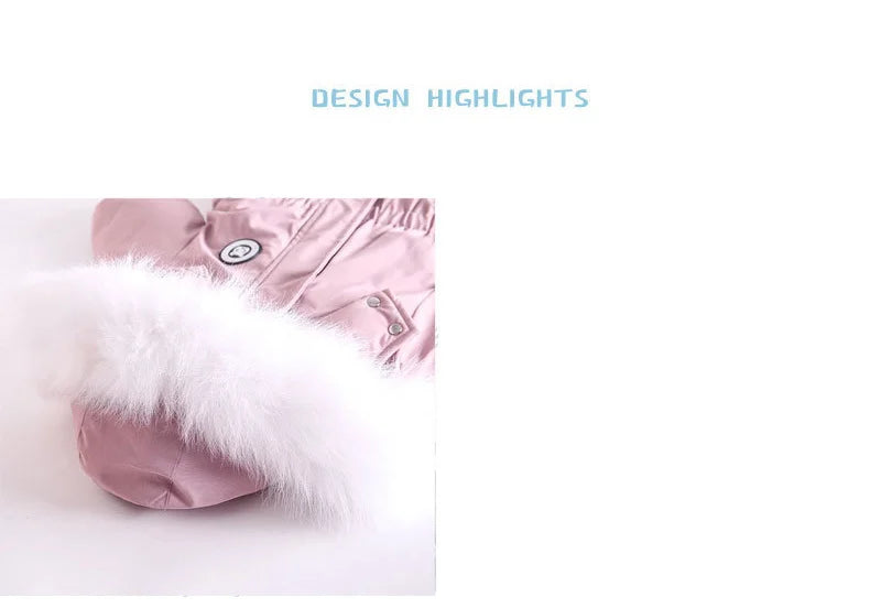 Baby Winter Overalls – Hooded Ski Suit for Cold Weather