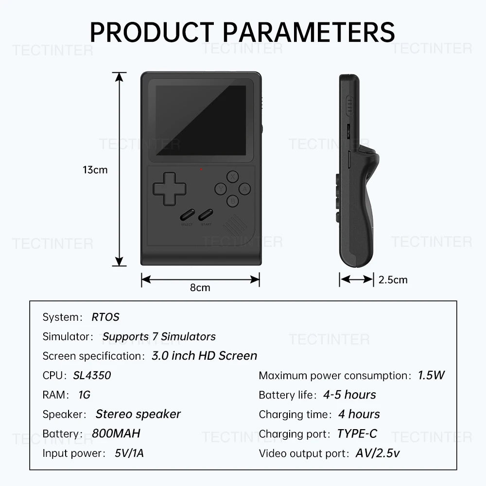 GB300 Portable Handheld Game Console –Gaming Anytime, Anywhere