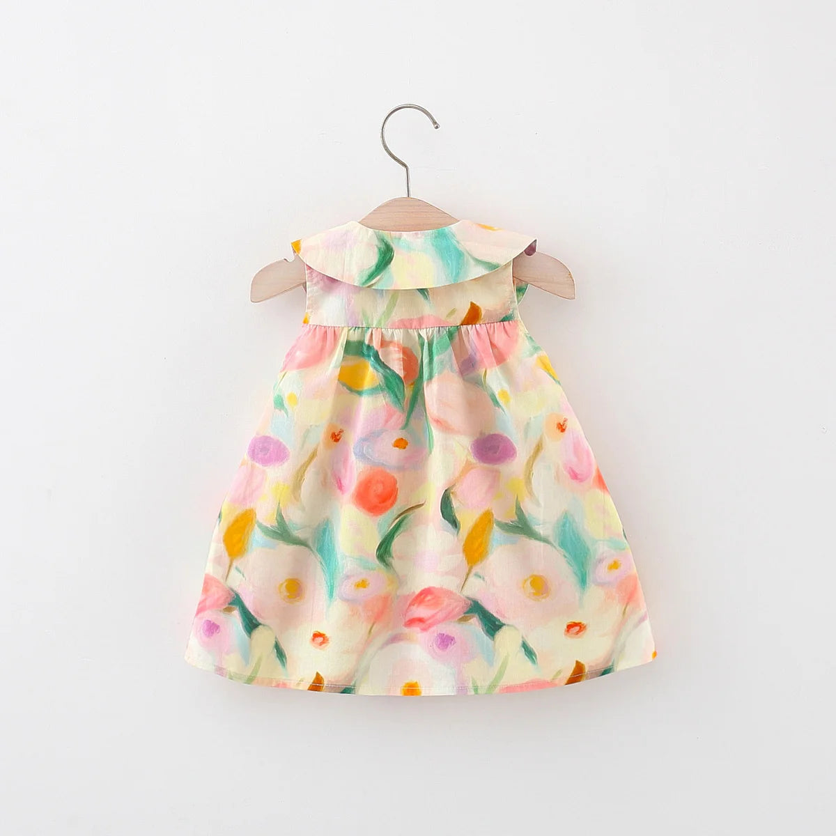 Toddler Baby Girl Princess Outfit with Doll Collar