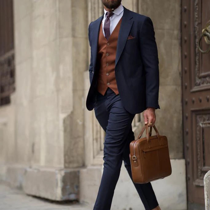 Groom & Business Wear – Italian Slim Gentleman Suit Blazer