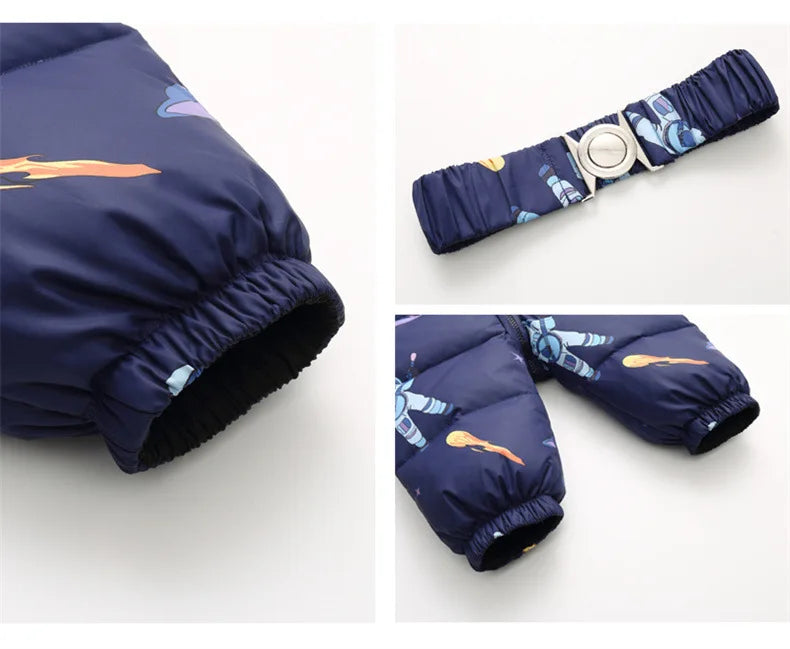 Toddler Down Jumpsuit – Winter Overalls for Boys & Girls