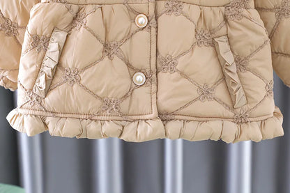 Kids’ Down Cotton Coat – Sweet & Cozy Jacket for Girls
