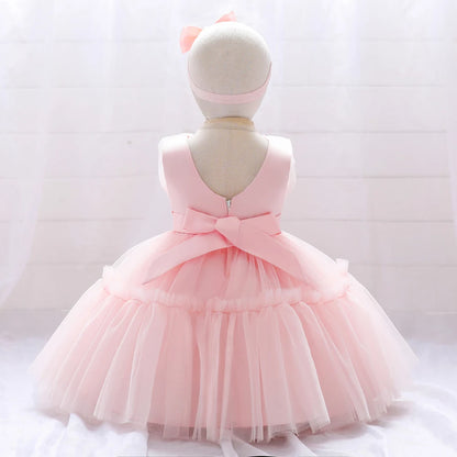 Baby Girl 1st Birthday Dress – Tulle Princess Gown