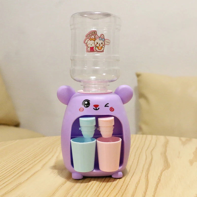 Mini Water Dispenser for Kids: Cute & Fun Cold/Warm Drink Toy Fountain