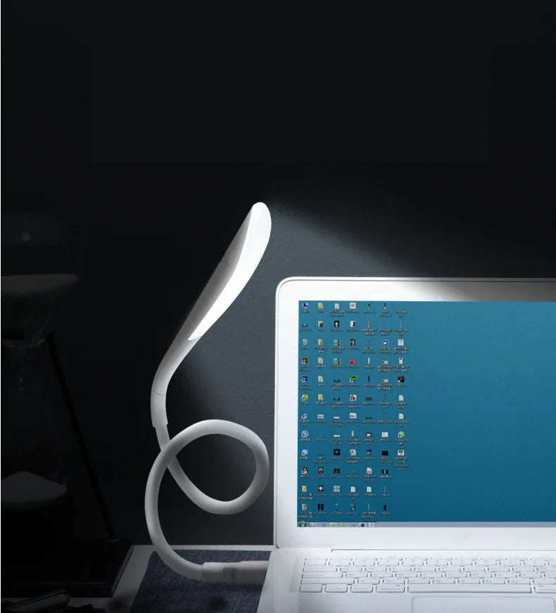 USB Plug-In Portable LED Book Lamp – Eye Protection Night Light