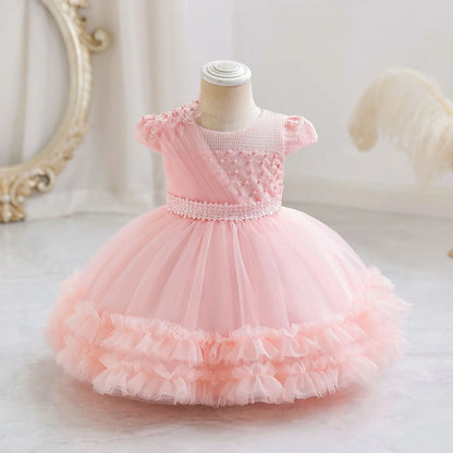 Baby Girl Birthday Dress – Princess Tulle Gown