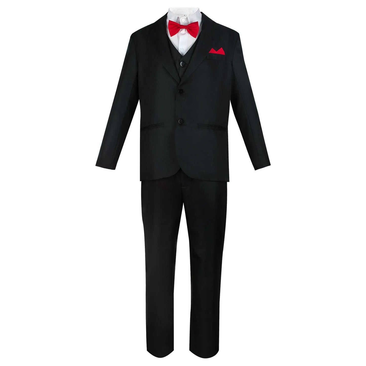 Full Set Jigsaw Costume – Saw Horror Movie Cosplay for Halloween