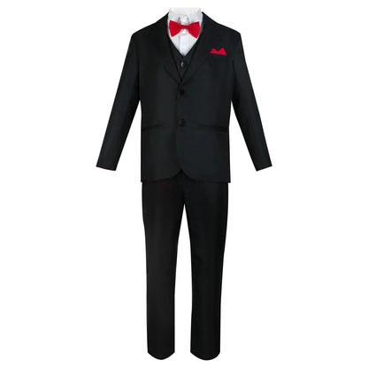 Full Set Jigsaw Costume – Saw Horror Movie Cosplay for Halloween