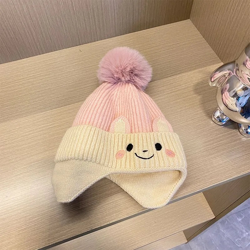 Children’s Cute Winter Hat with Matching Scarf