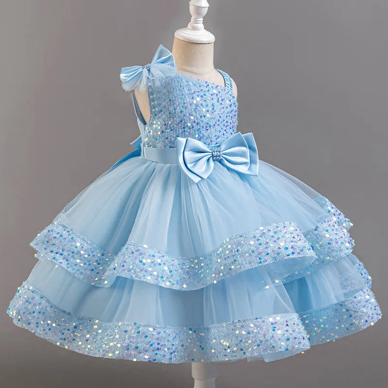Infant Sleeveless Sequin Dress – Wedding Outfit