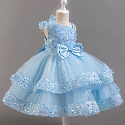 Infant Sleeveless Sequin Dress – Wedding Outfit