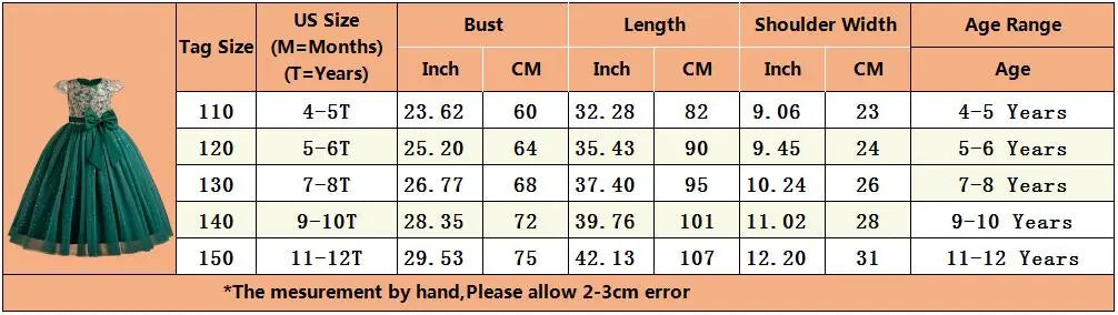 Festive Elegance – Girls’ Bow Party Dress for 3-10Y