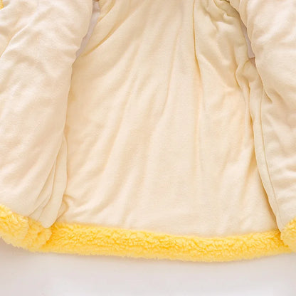 Baby Solid Color Fleece Jacket – Cozy Wear