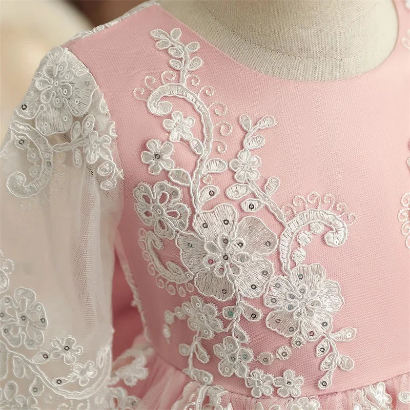 Baby Girl Formal Gown – Baptism to Christmas