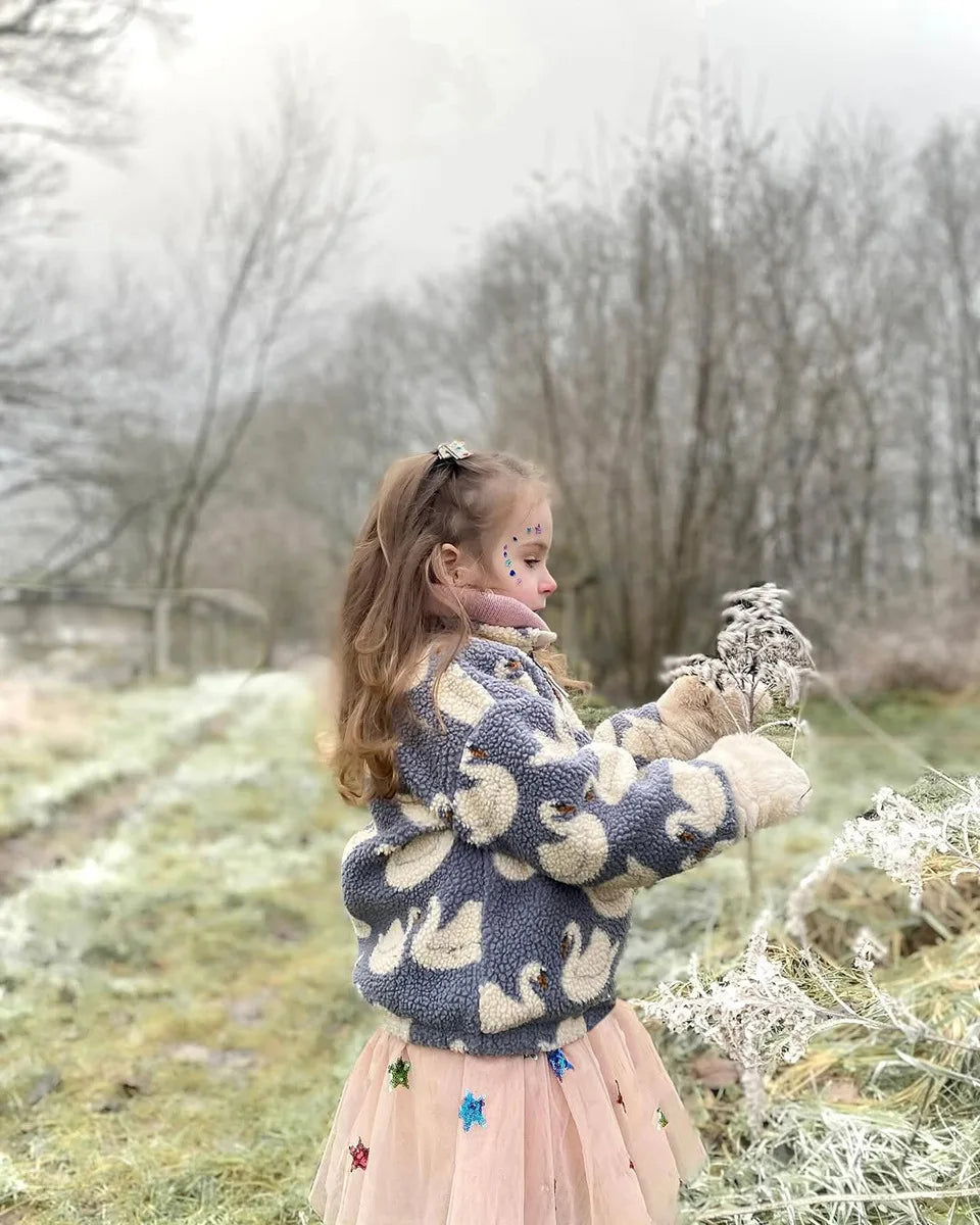 Baby Cartoon Coat – Soft Lamb Wool Jacket