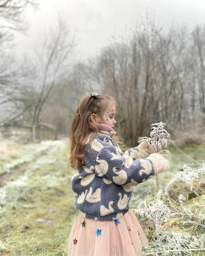 Baby Cartoon Coat – Soft Lamb Wool Jacket