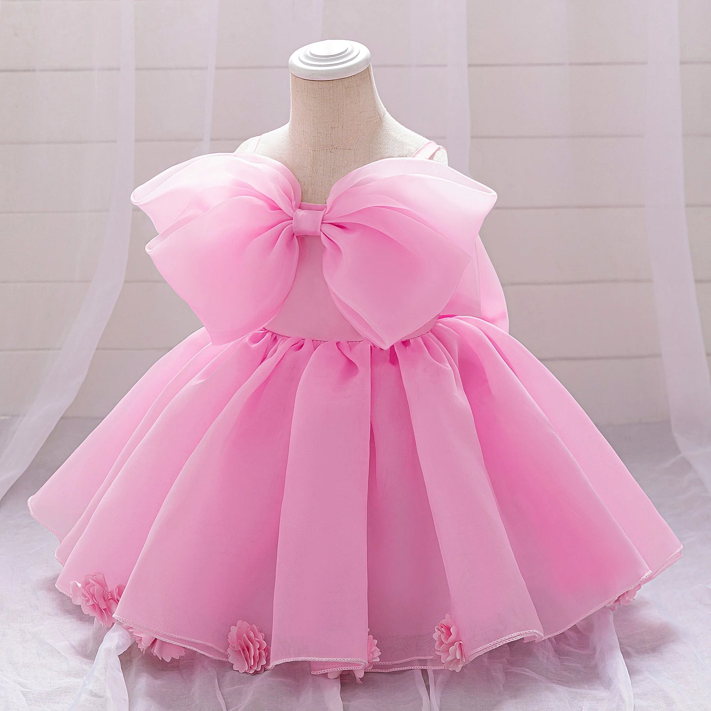 Baby Girl Dress – Elegant Party & Baptism Wear