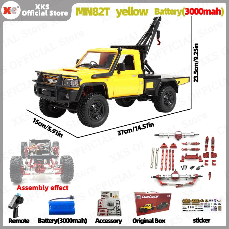 MN82T RC Truck – 1:12 Scale Off-Road Climbing Car for Christmas Gift
