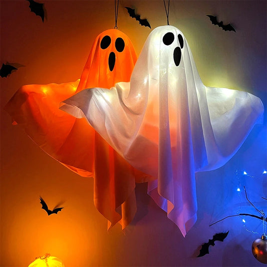 Spooky LED Glow Ghost Decor – Light Up Your 2024 Halloween