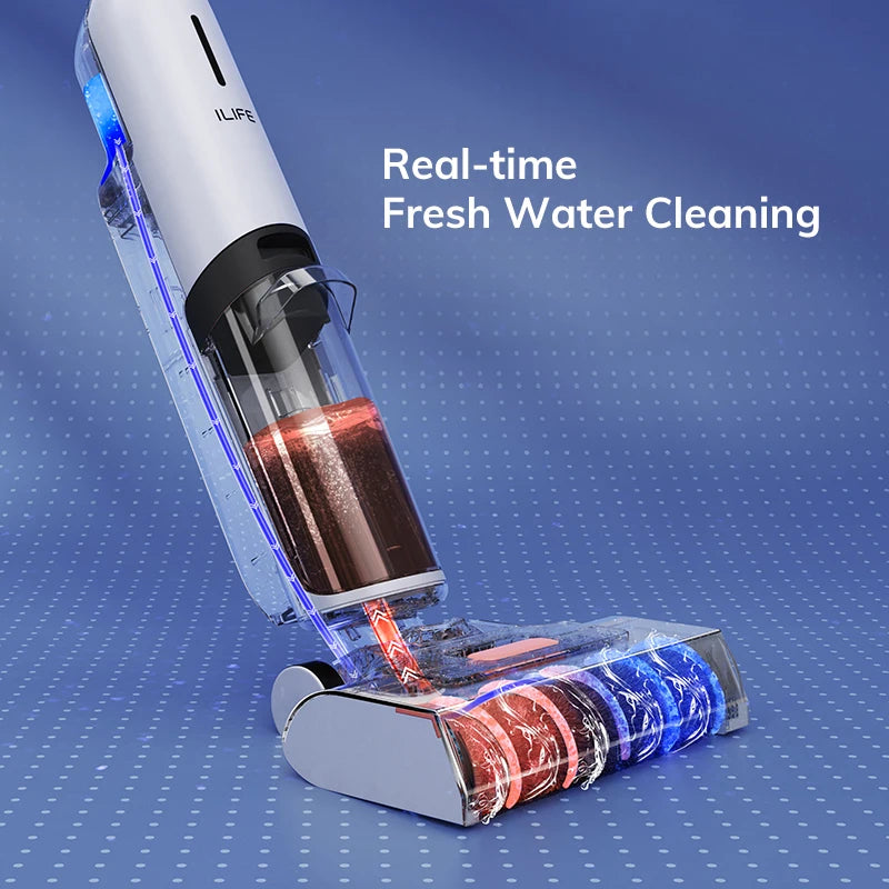 W90 Cordless Wet-Dry Smart Mop: Powerful Cleaning Made Easy